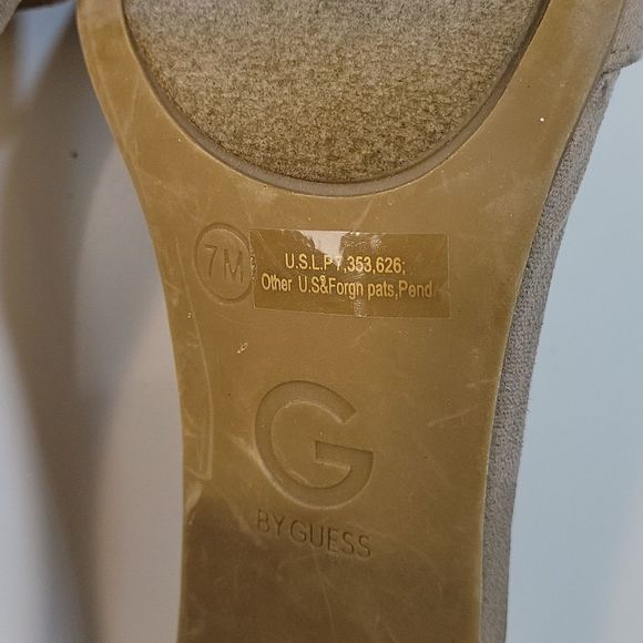 G-BY GUESS-SHANTEL ANKLE STRAP SUEDE WOMEN"S SANDAL - Picture 12 of 14
